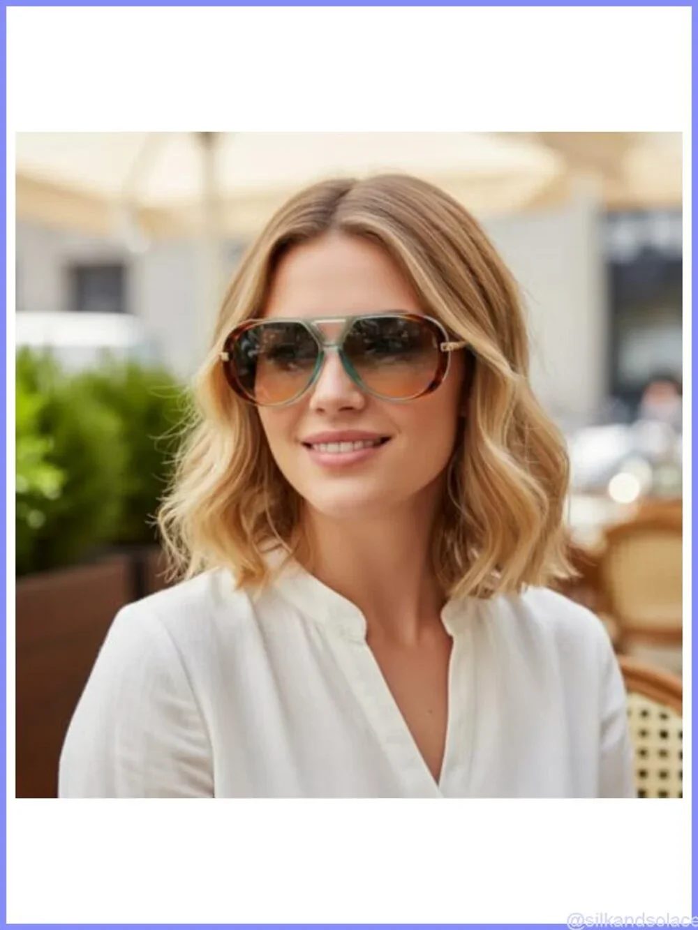 Retro Gold Metal Aviator Sunglasses UV400 Full Frame Unisex